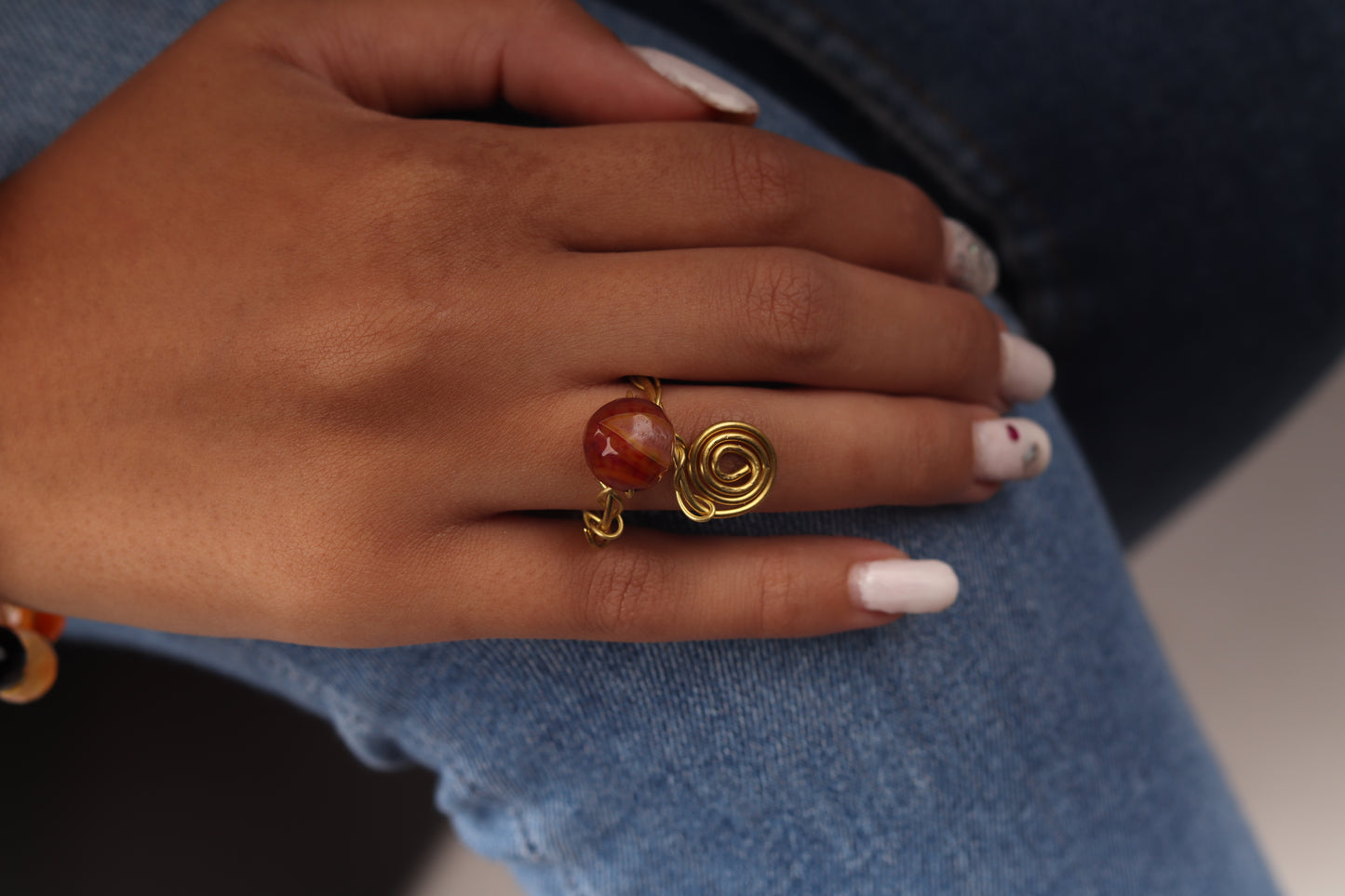 Elegant Set of Bracelet and Ring